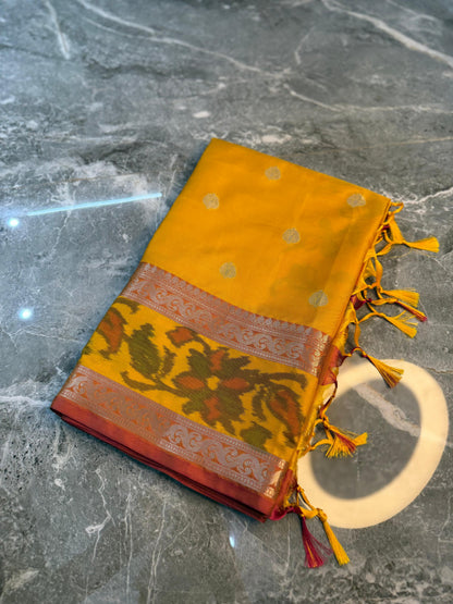 Banarasi Printed Soft Silk Saree with Buti Design - BPSSBY091