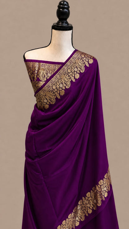 Banarasi Raw Mango Soft Silk Saree - BRMSPE045