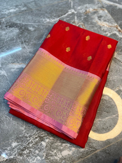 Banarasi Katan Silk Saree - BKSRP008