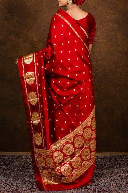 Banarasi Semi Katan Soft Silk Saree – BSKSSR096