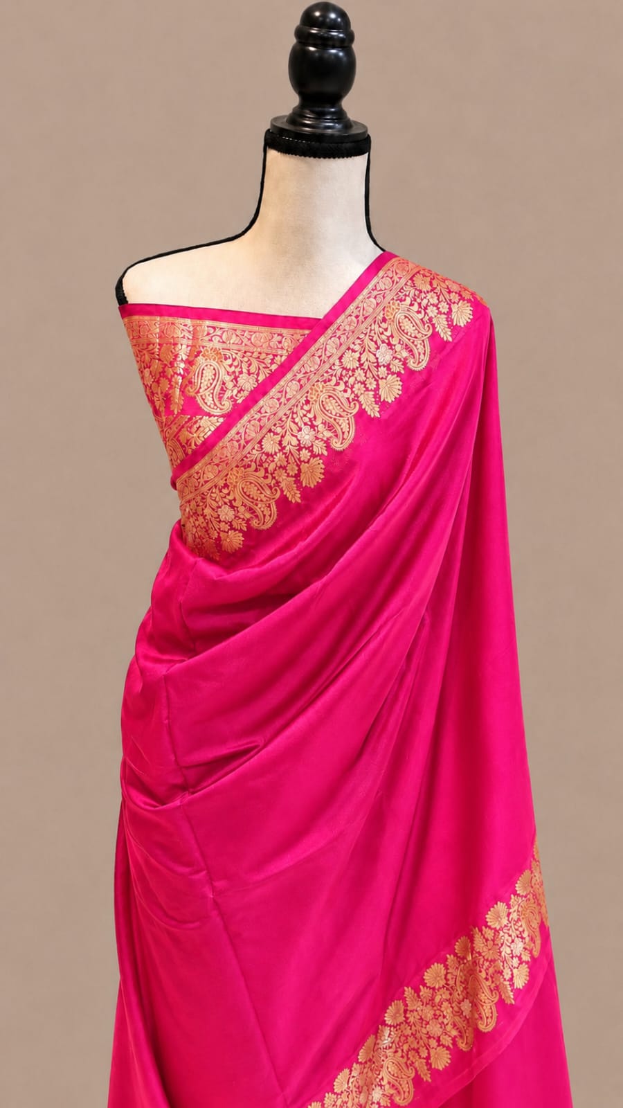 Banarasi Raw Mango Soft Silk Saree - BRMSPK049
