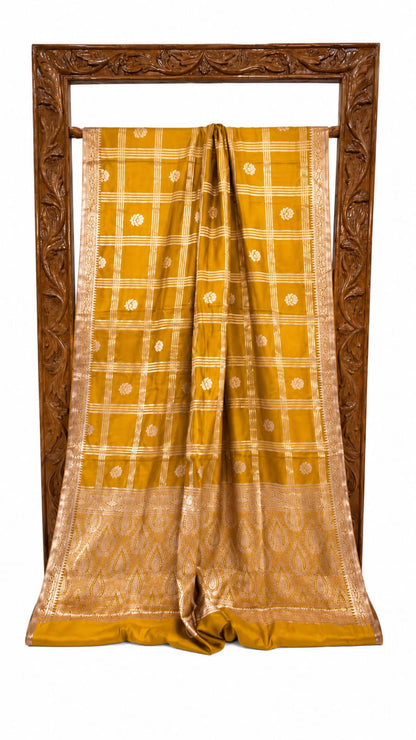 Banarasi Semi Katan Soft Silk Saree - BSKSCHY065