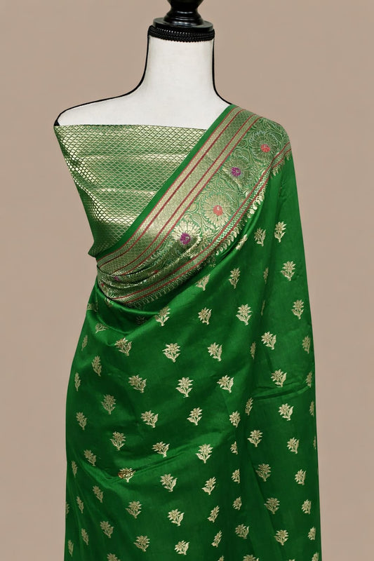 Banarasi Semi Katan Silk Saree - BSKDGG030