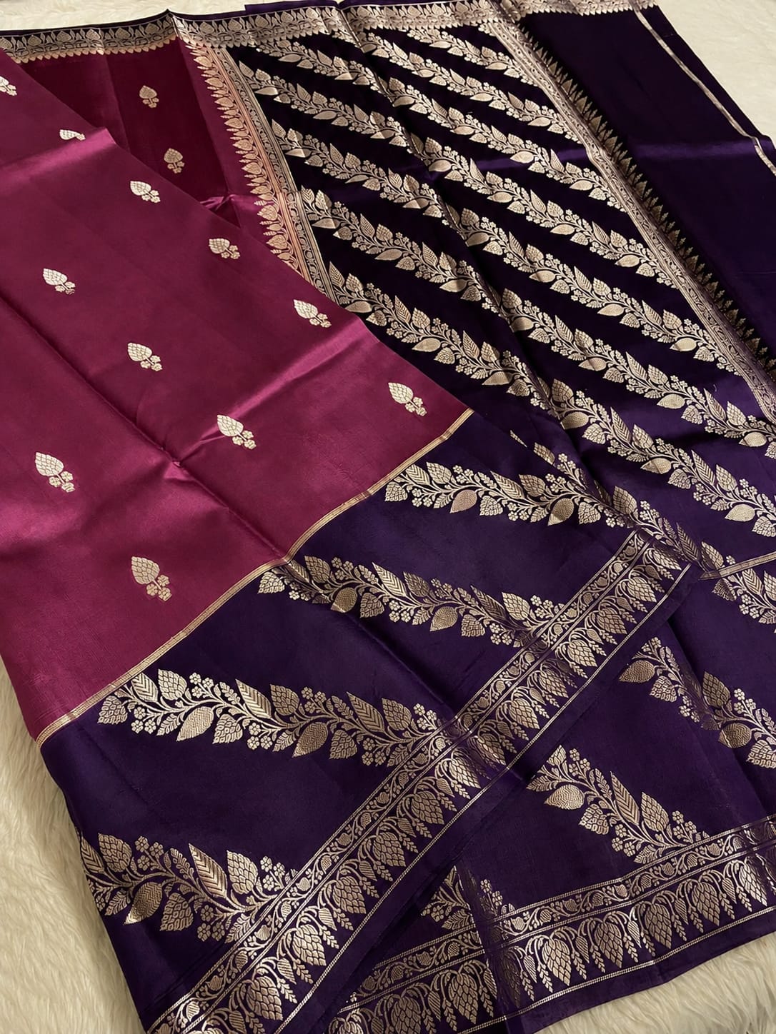 Banarasi Semi Katan Silk Saree - BSKSIB025