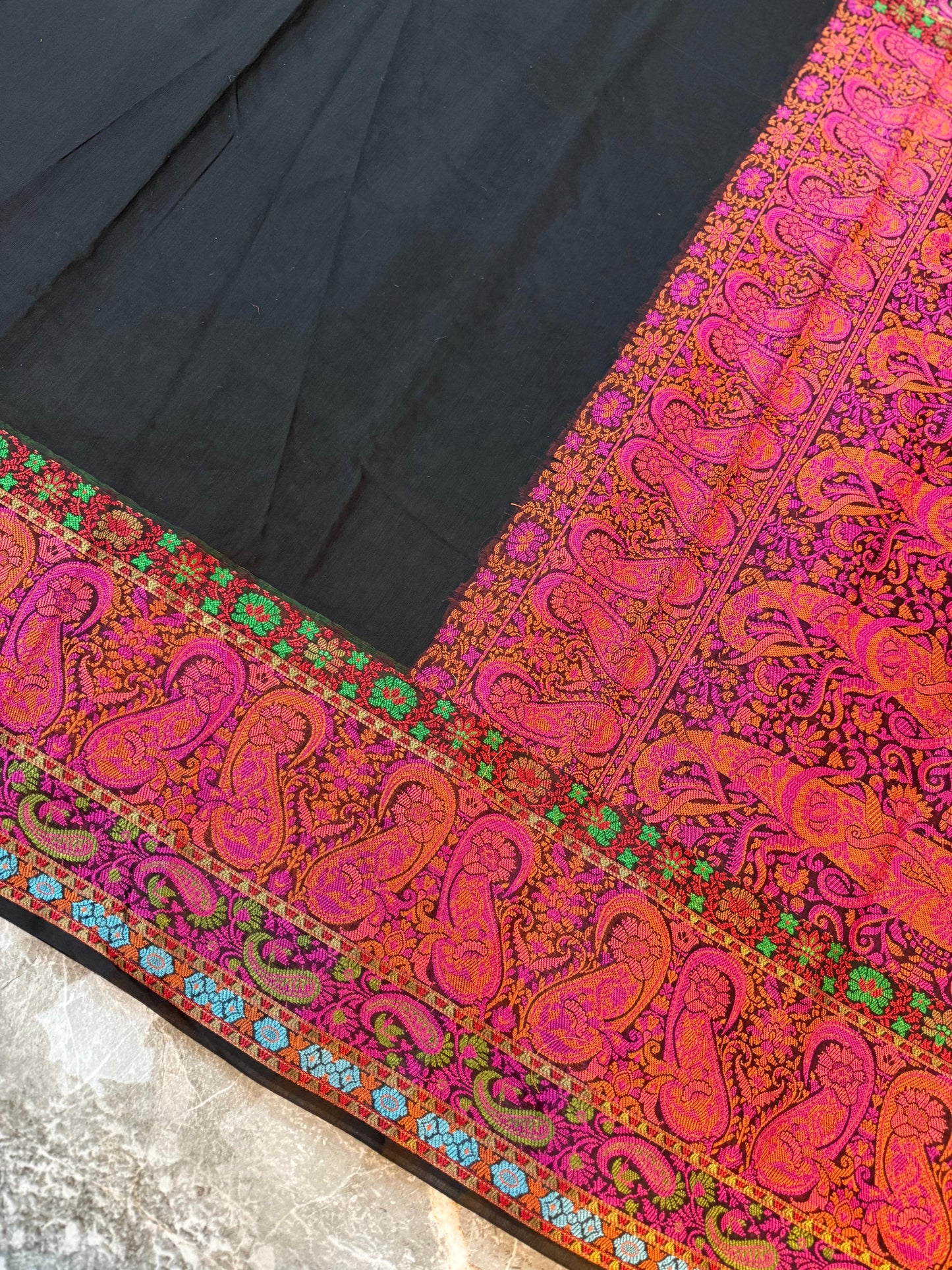 Premium Banarasi Cotton Silk Saree - PBCSSBK081