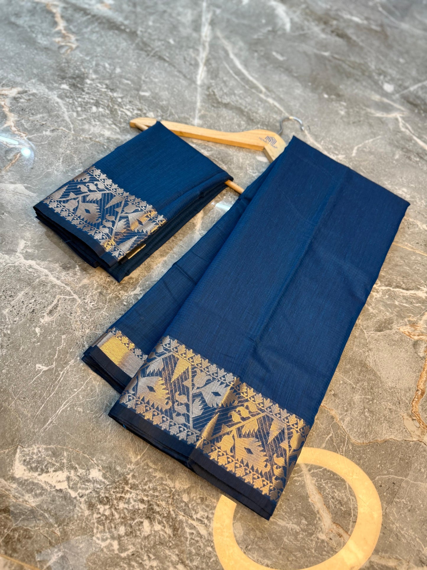 Banarasi Cotton Silk Saree - BCSTBSB05