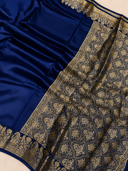 Banarasi Raw Mango Soft Silk Saree - BRMSDB048