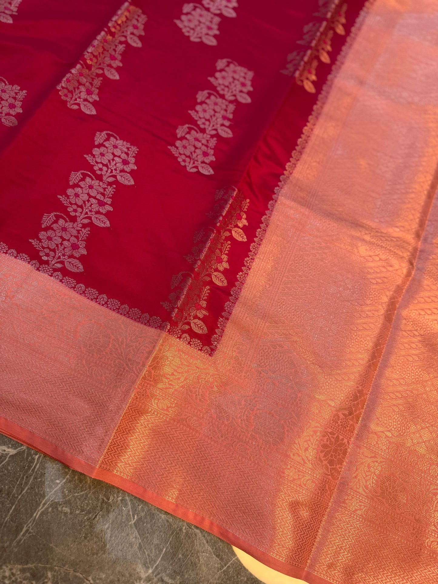 Banarasi Semi Katan Silk Saree - BSKSPK060