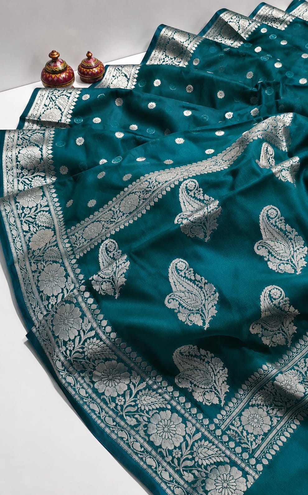 Banarasi Semi Georgette Silk Saree - BSGSTB06