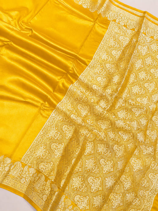 Banarasi Raw Mango Soft Silk Saree - BRMSYW050