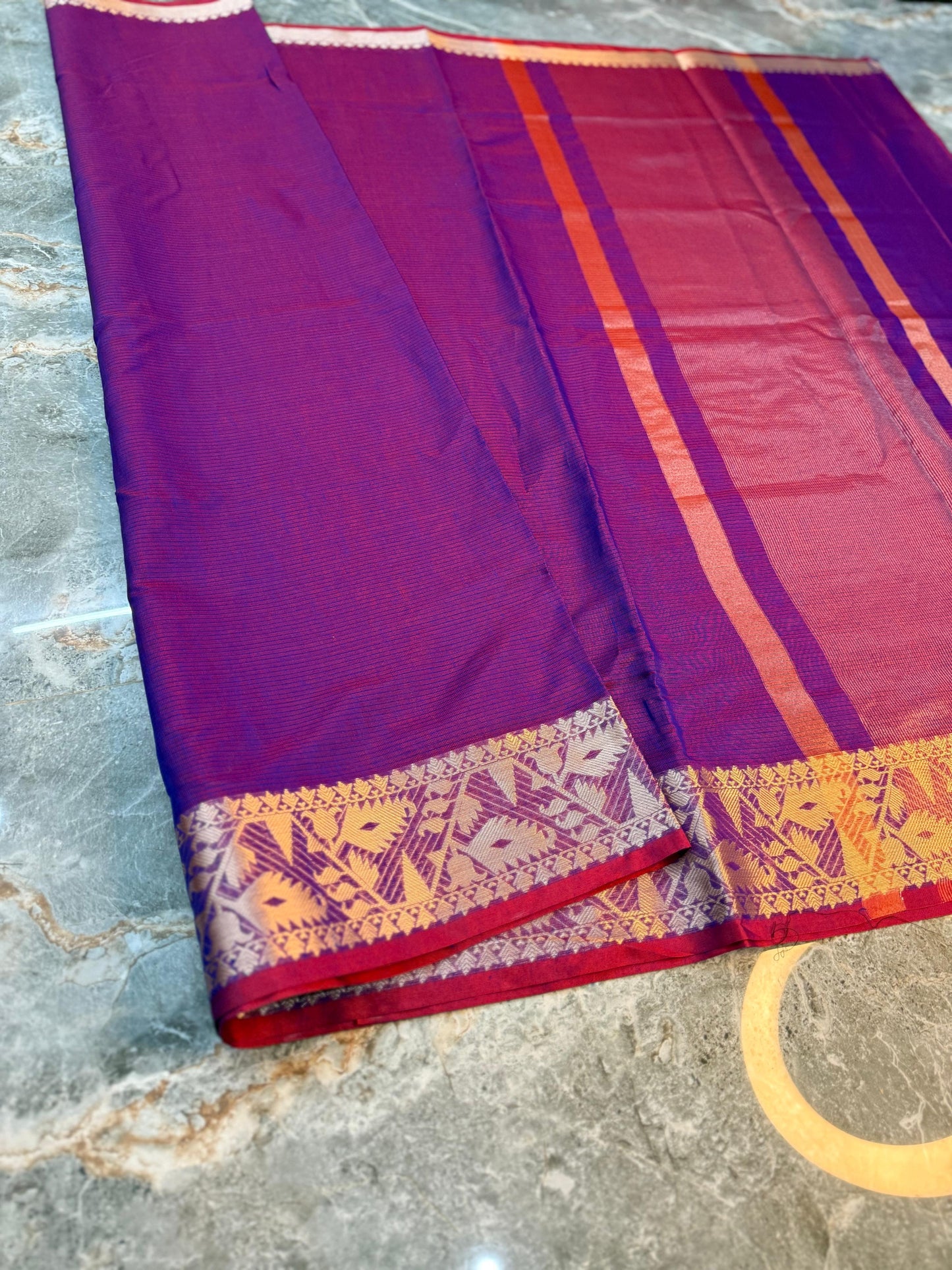 Banarasi Cotton Silk Saree - BCSTBSP06