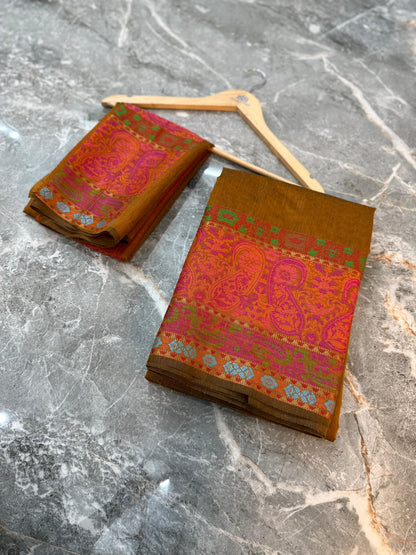 Premium Banarasi Cotton Silk Saree - PBCSSMY082