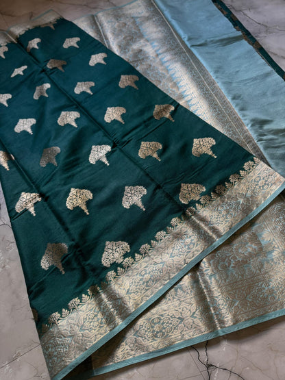 Banarasi Semi Katan Soft Silk Saree - BSKSSGG056
