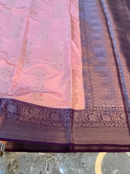 Banarasi Semi Katan Silk Saree - BSKSPK062