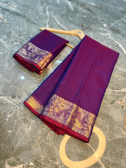 Banarasi Cotton Silk Saree - BCSTBSP06