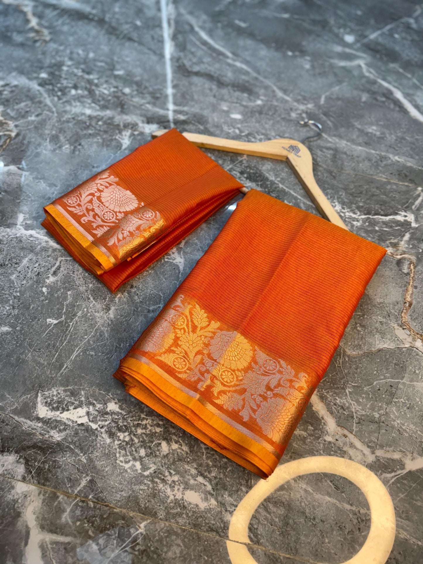 New Launch Banarasi Cotton Silk Saree | Self Colour Saree - BCSSCO78