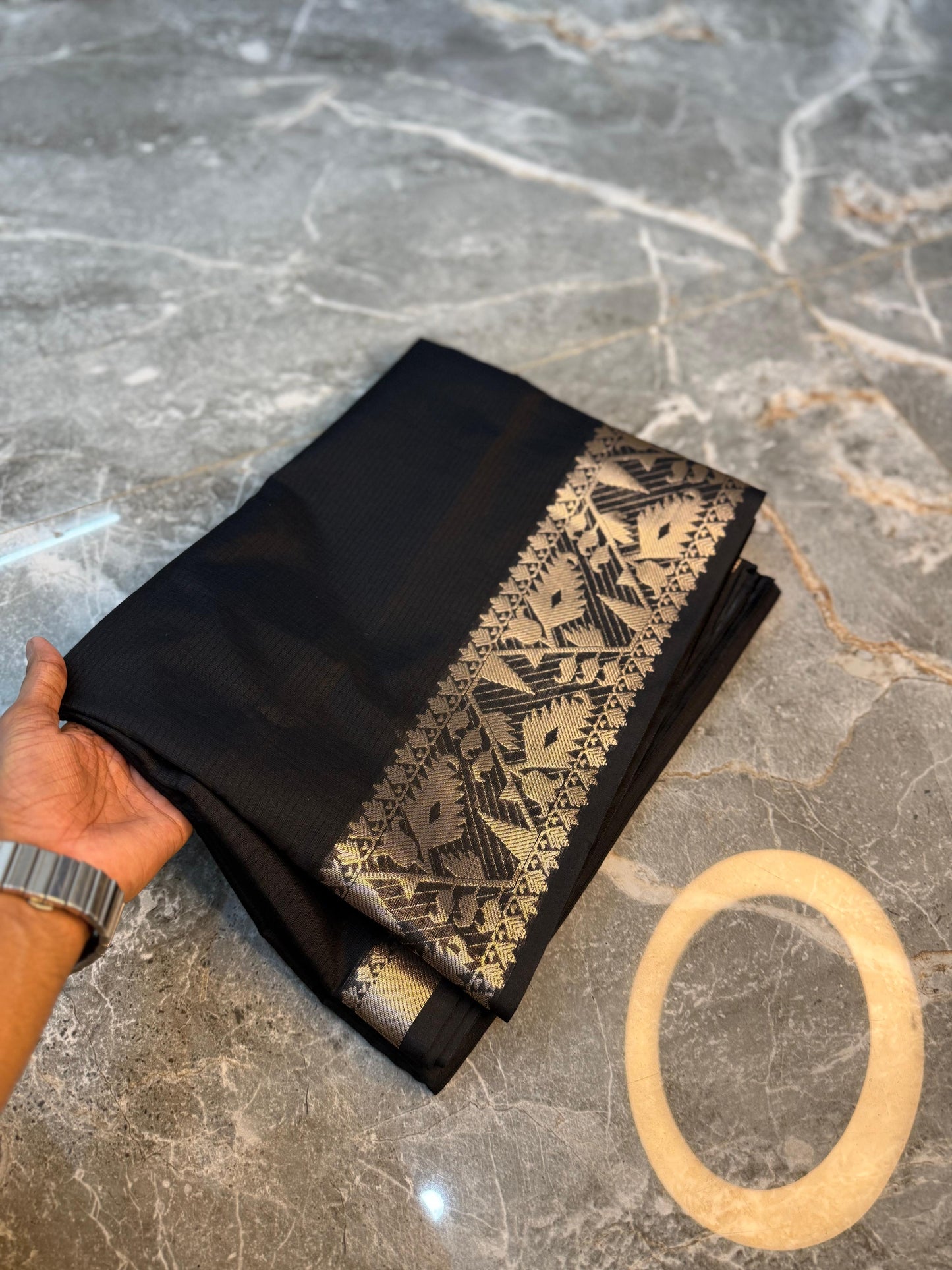 Banarasi Cotton Silk Saree - BCSTBSB01