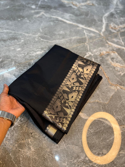 Banarasi Cotton Silk Saree - BCSTBSB01