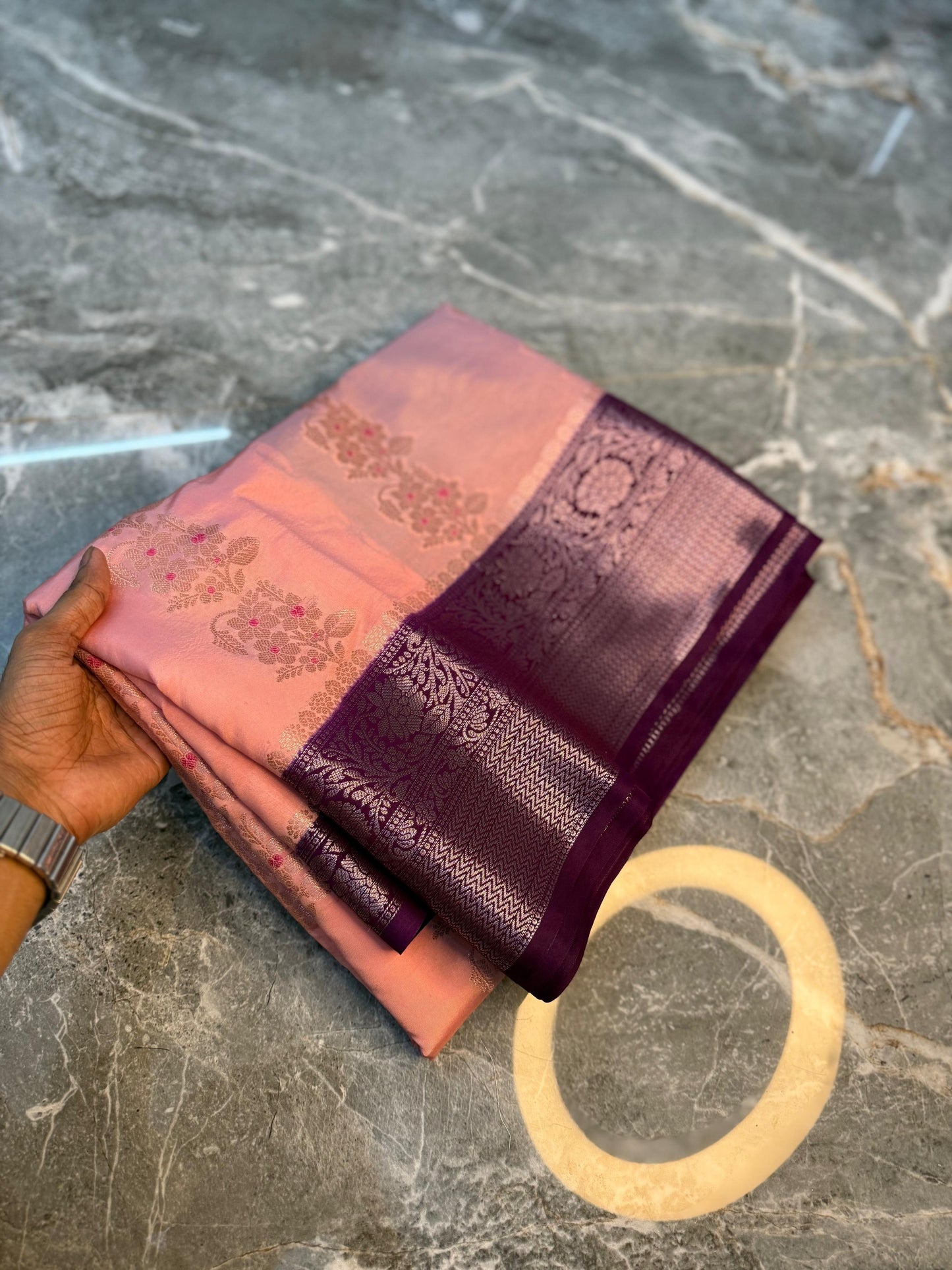 Banarasi Semi Katan Silk Saree - BSKSPK062