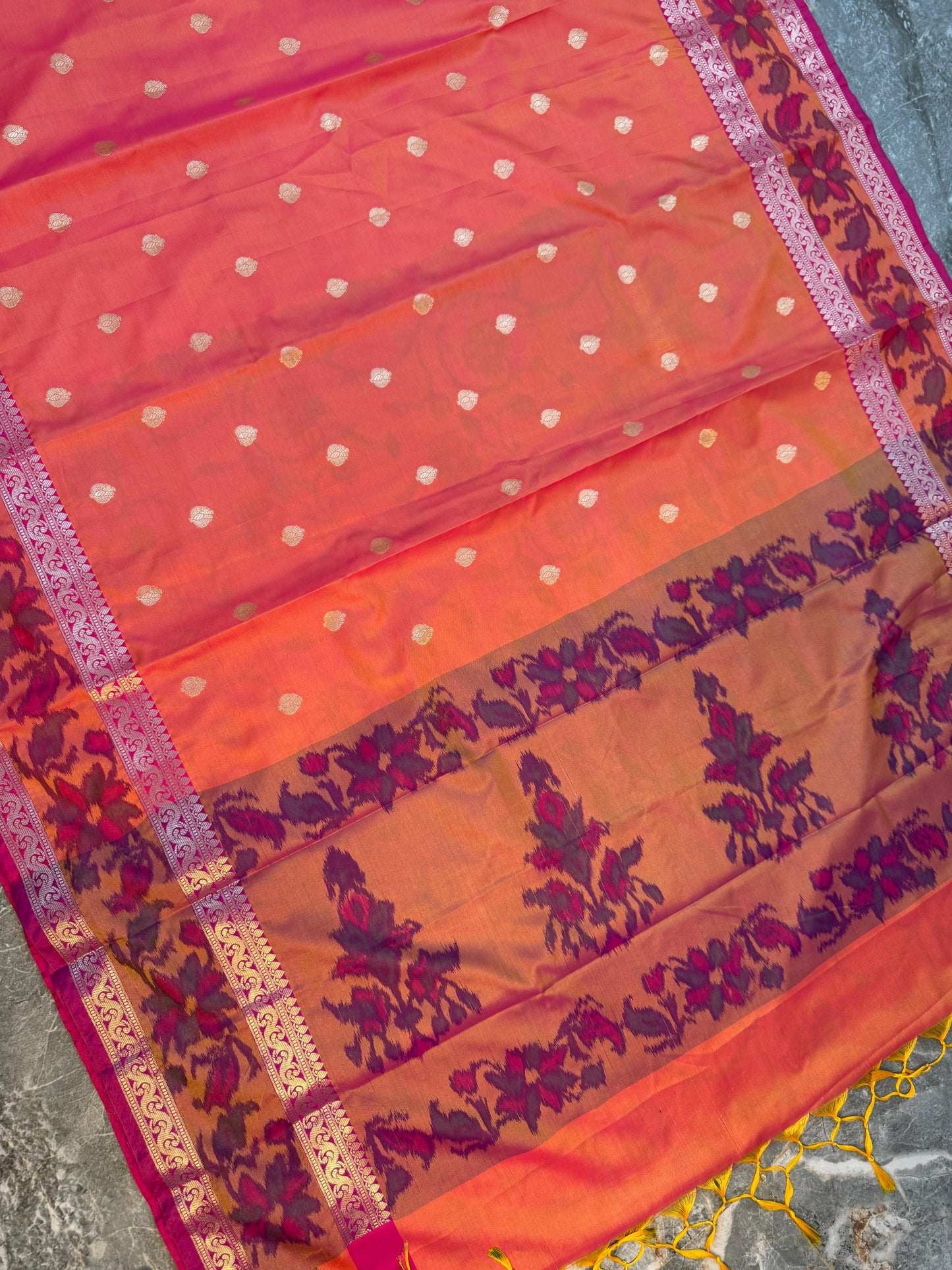 Banarasi Printed Soft Silk Saree with Buti Design - BPSSBP095