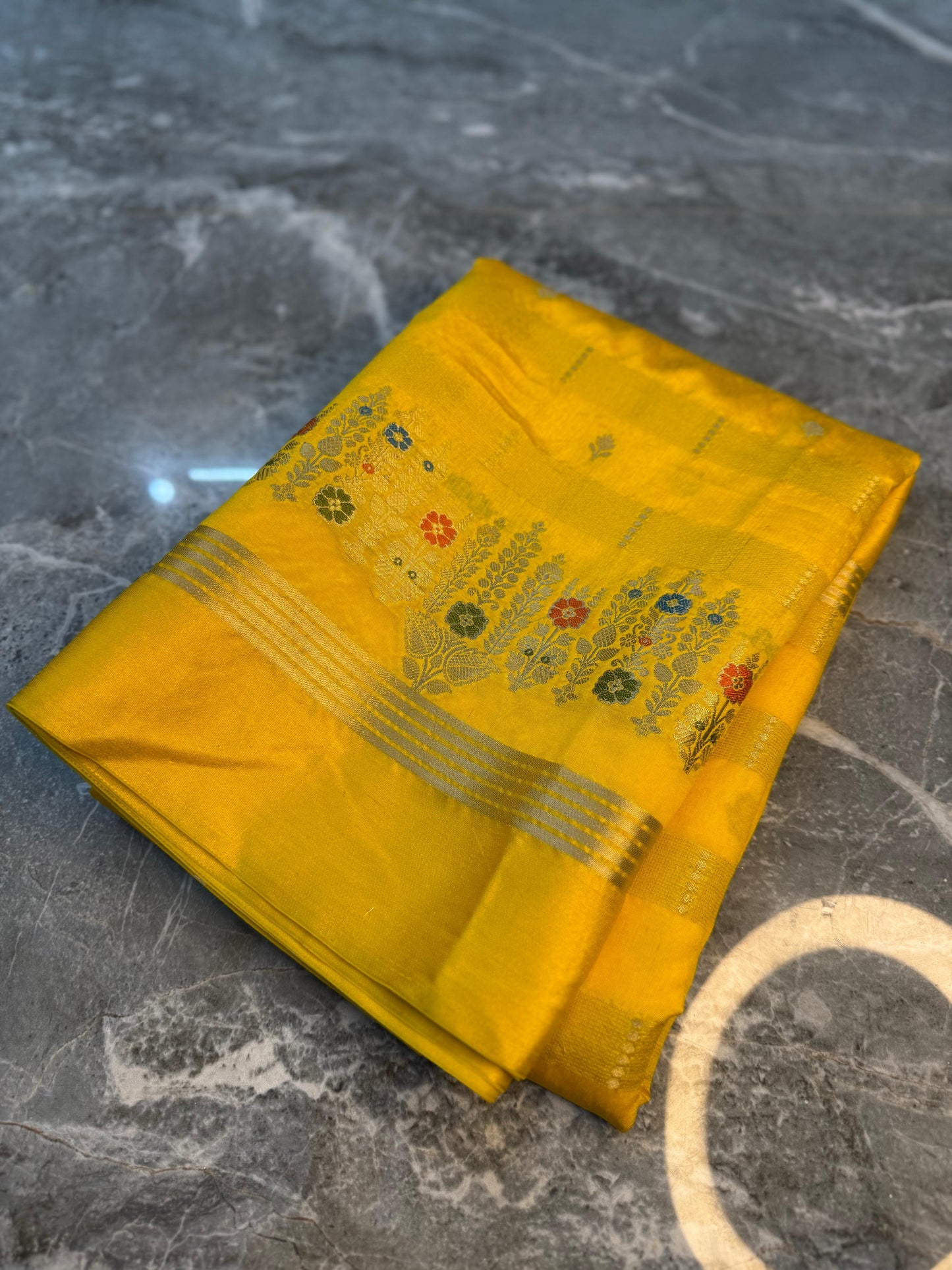 Banarasi Semi Katan Silk Saree - BSKMKMG7