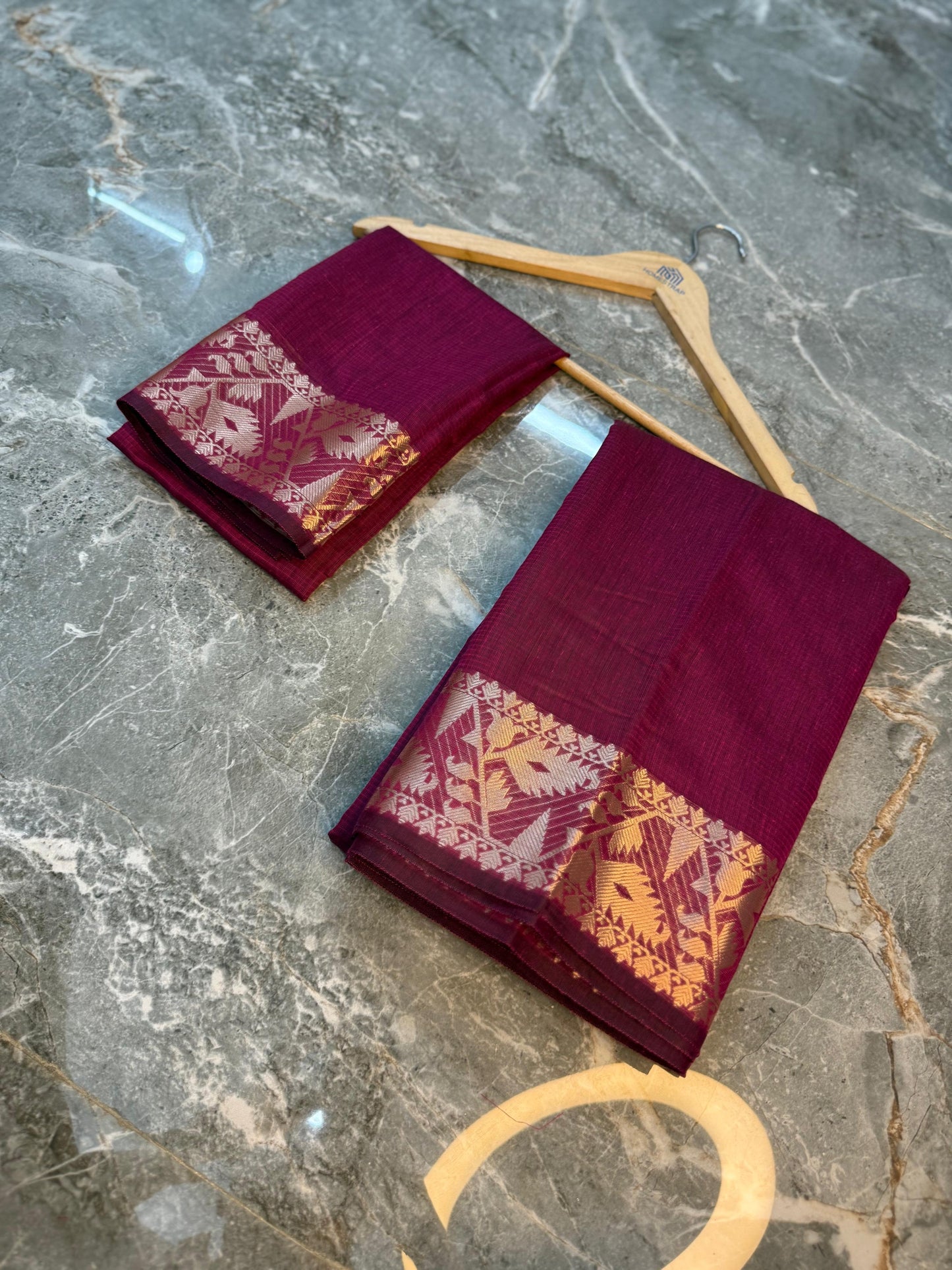 Banarasi Cotton Silk Saree - BCSTBSW02