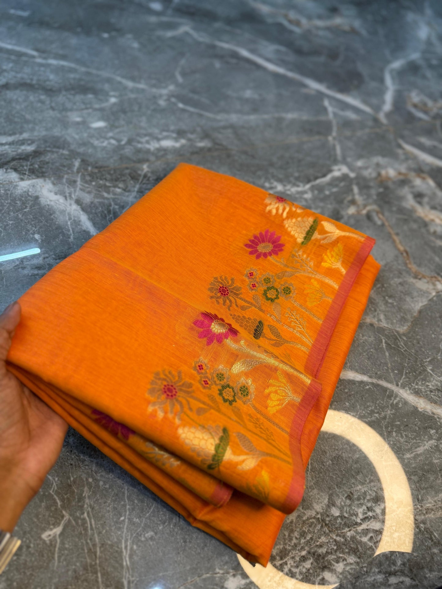 Heritage Banarasi Cotton Soft Silk Saree - HBCSS12