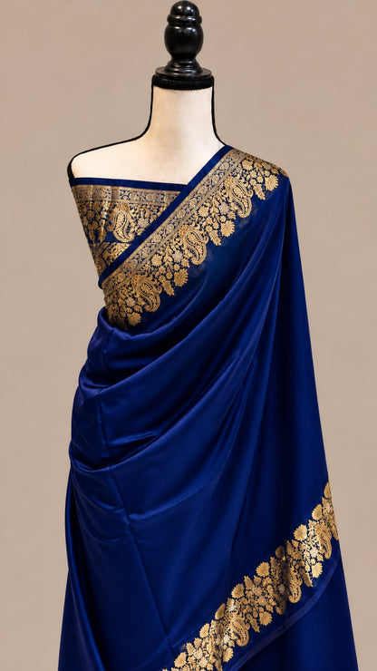 Banarasi Raw Mango Soft Silk Saree - BRMSDB048