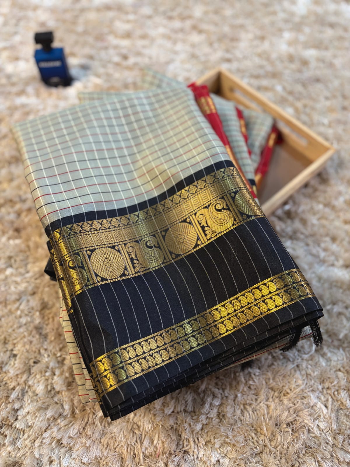 Banarasi Ganga Jamuna Silk Saree - BGJSGY019