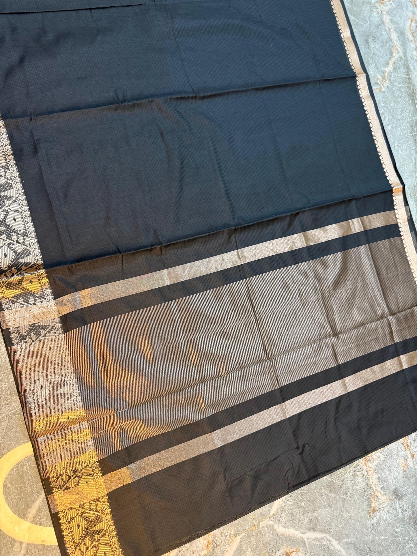 Banarasi Cotton Silk Saree - BCSTBSB01
