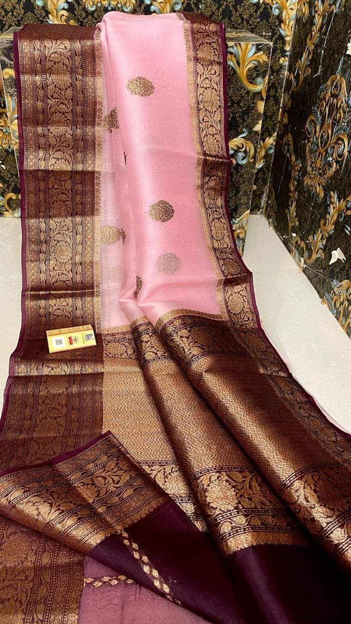 Banarasi Kora Organza Silk Saree - BKOSBP011