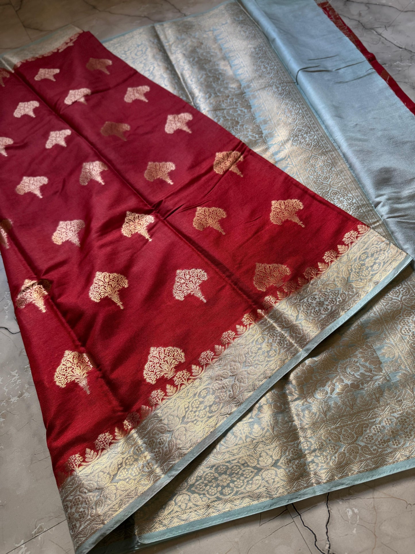 Banarasi Semi Katan Soft Silk Saree - BSKSSDPS060