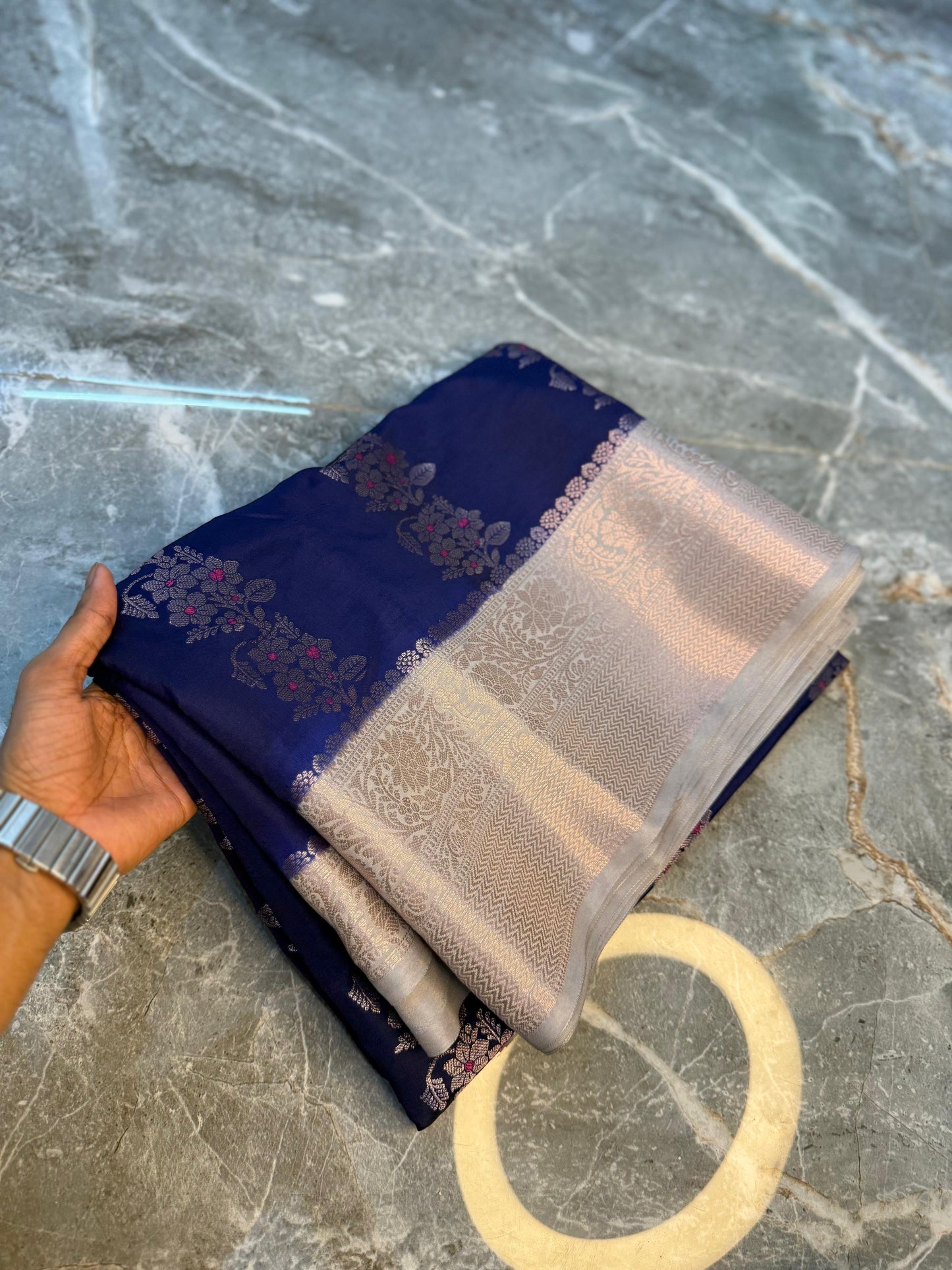 Banarasi Semi Katan Silk Saree - BSKSBE064