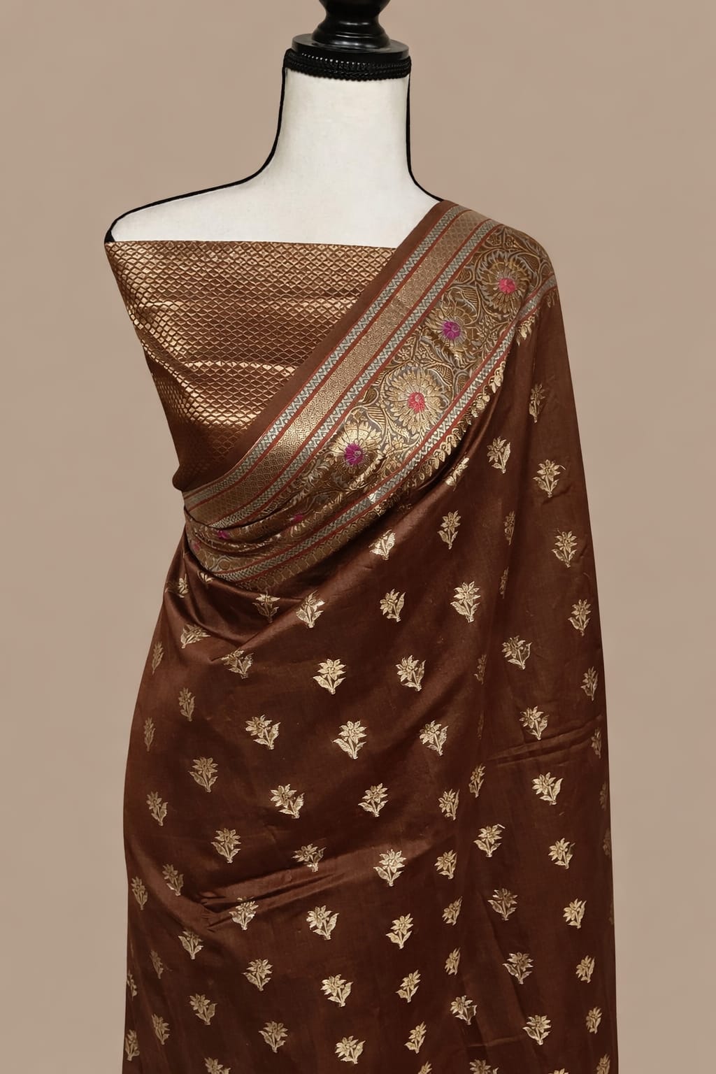 Banarasi Semi Katan Silk Saree - BSKBNG028