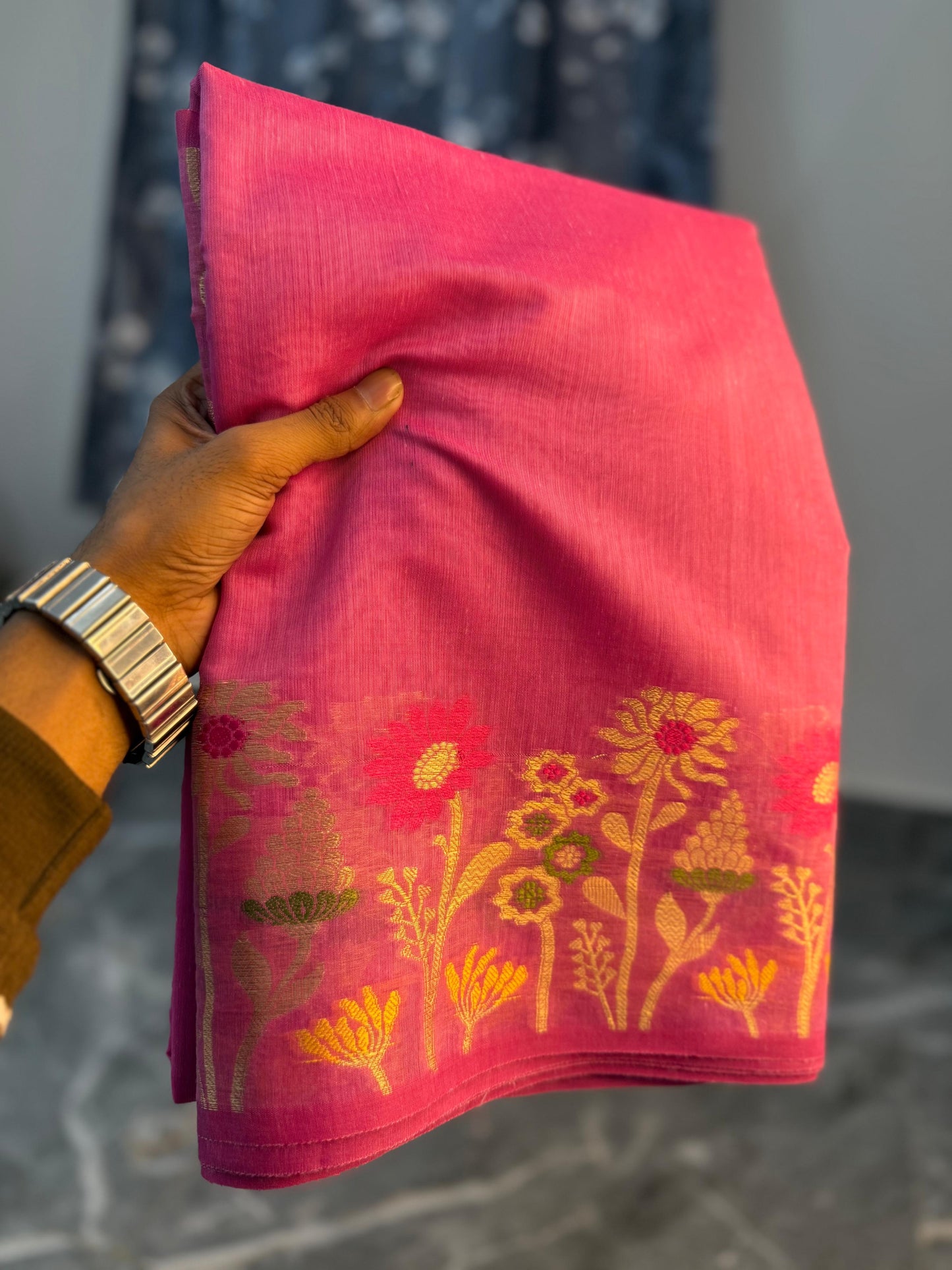 Heritage Banarasi Cotton Soft Silk Saree - HBCSS10