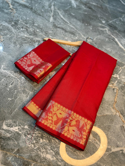 Banarasi Cotton Silk Saree - BCSTBSR07