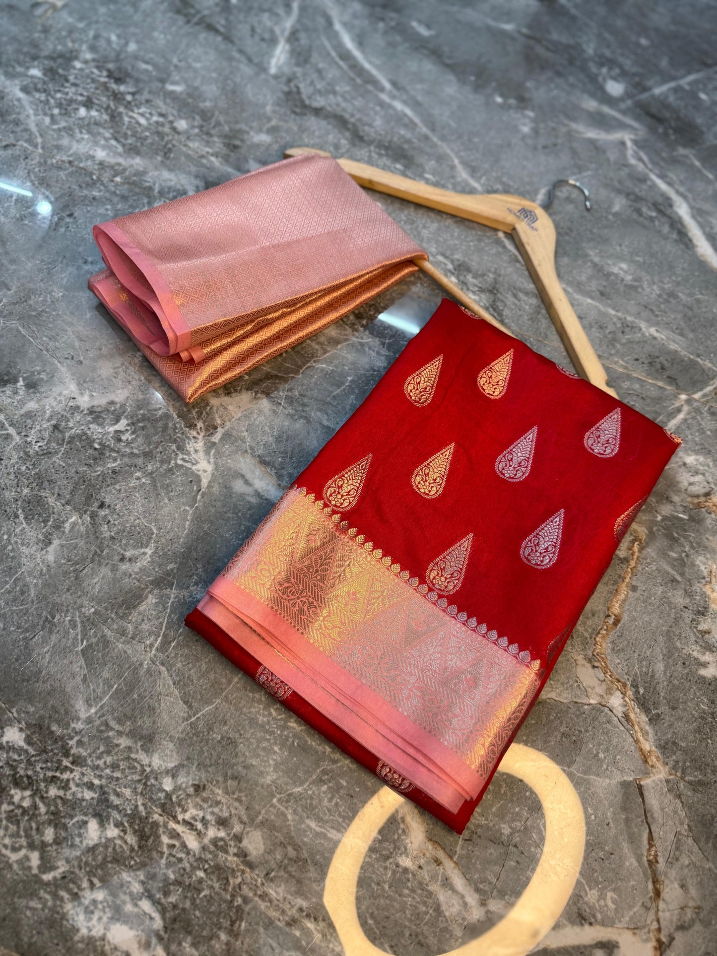 Banarasi Semi Katan Silk Saree - BSKSS0B21