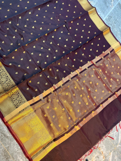 Banarasi Katan Silk Saree - BKSBG009