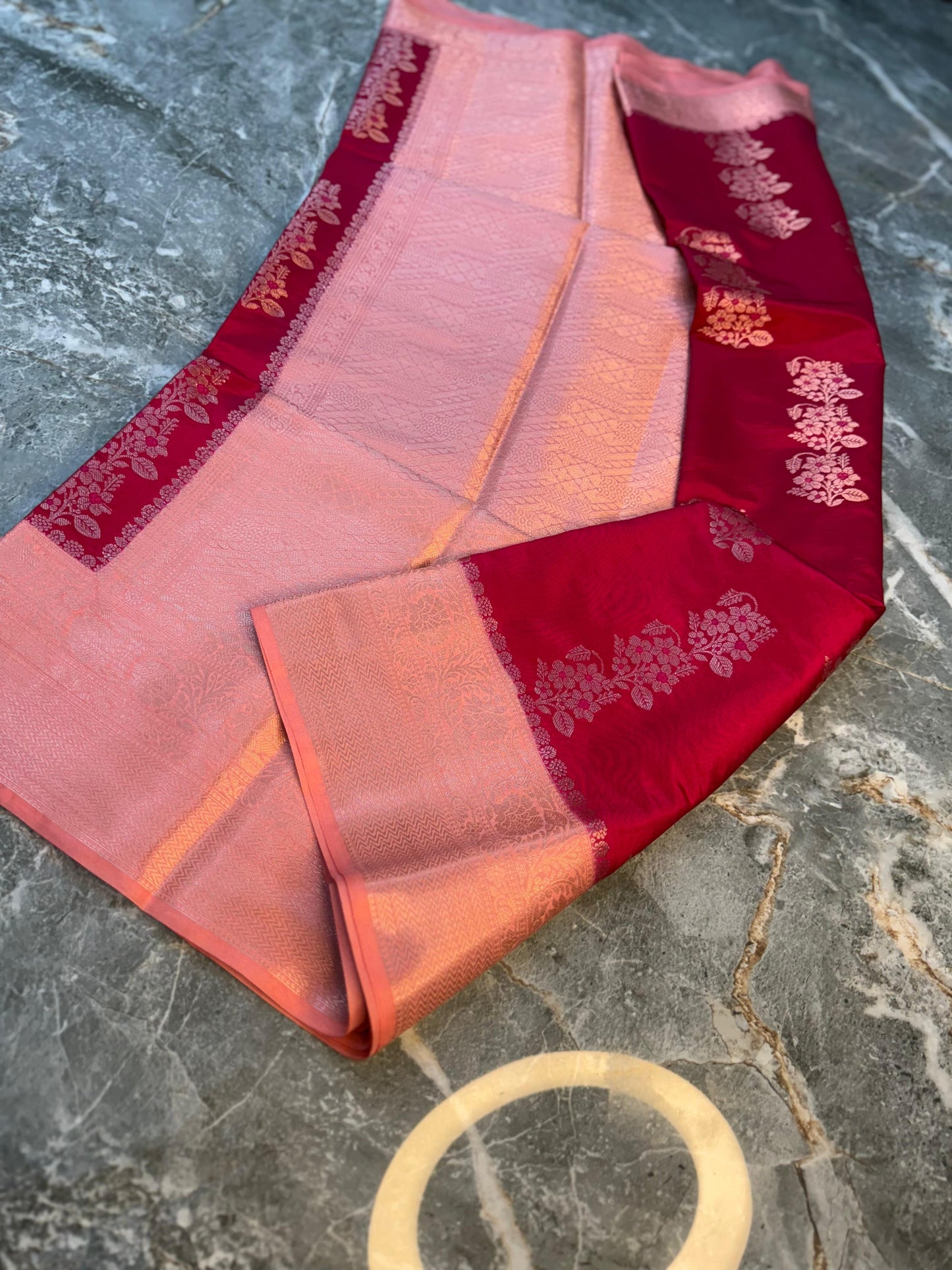 Banarasi Semi Katan Silk Saree - BSKSPK060