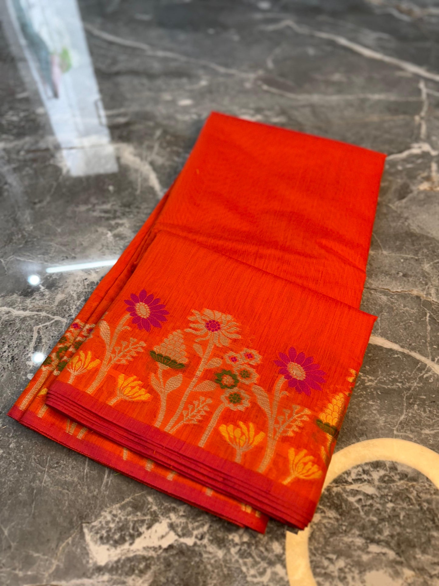 Heritage Banarasi Cotton Soft Silk Saree - HBCSS11