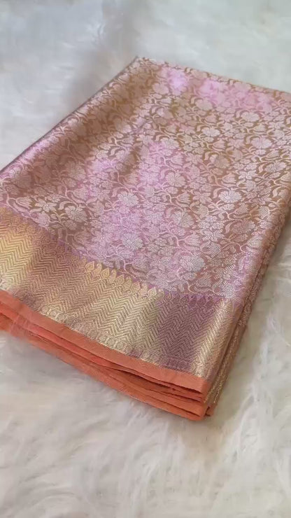 Banarasi Soft Katan Tissue Silk Saree â€“ BSKTSP1