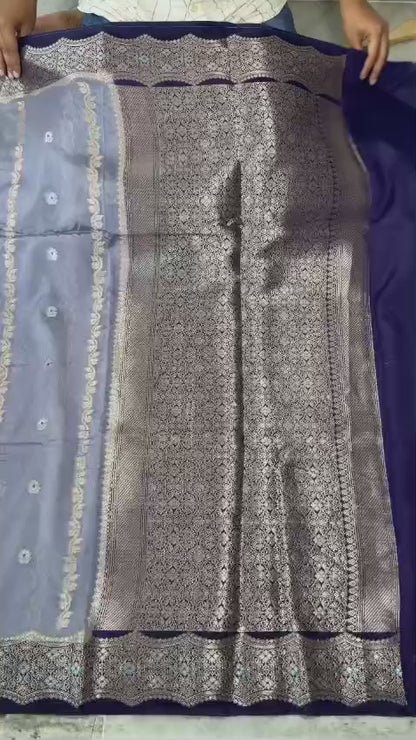 Banarasi Viscose Silk Saree - BVSNB01