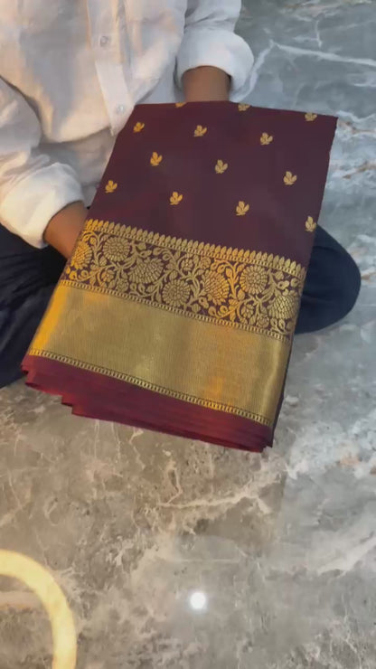 Banarasi Katan Silk Saree - BKSBG009