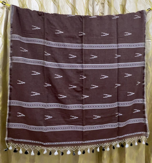 Pure Mulmul Jamdani Saree with BP | MJ04002